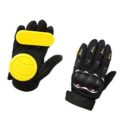 YOGOGO Skateboard Protective Gloves Standard Adult Longboard Downhill Slide Gloves Skate Gloves  ...