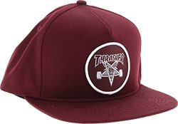 Thrasher Magazine Skate Goat Maroon Adjustable Hat