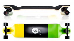 The Bomb Board Complete 41″ Double Drop Longboard (Reggae (Black / Yellow / Green))