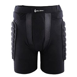 docooler 3D Padded Short Protective Hip Butt Pad Ski Skate Snowboard Skating Skiing Protection D ...