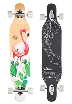 VOLADOR 42inch freeride longboard complete cruiser ( drop through deck – camber concave )( ...