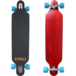 Rimable Drop-through Longboard 41Inch REDBLUE