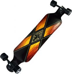 Atom Longboards Atom Drop Deck Longboard – 39″ , Woody X