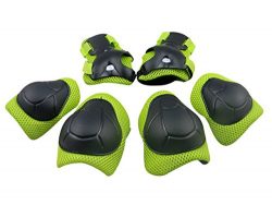 Panegy Kids Youth Protective Gear Safety Pad Safeguard Knee Elbow Wrist Roller BMX Bike Skateboa ...