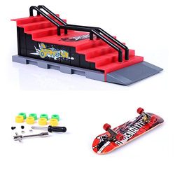 Mini Skate Park Ramp Parts for Tech Deck Fingerboard Finger Skateboard Ultimate Parks Ramp #F