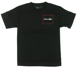 Chocolate Men’s Skateboarding T-Shirt (X-Large, Black)