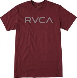 RVCA Men’s Big Tee, Tawny Port, Large