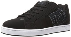 DC Men’s Net SE-K Skateboarding Shoe, Black/Black, 8 M US