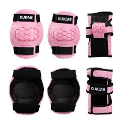 Kids Child Inline Skating Roller Knee Pads Elbow Pads Wrist Guards Protective Gear Set For Bikin ...