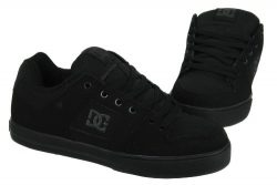 DC Men’s Pure Skate Shoe, Black/Pirate Black, 9.5 M US