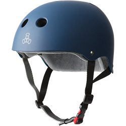 Triple 8 THE Certified Sweatsaver Helmet for Skateboarding, BMX, Roller Skating and Action Sport ...