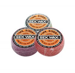 Sex Wax Bar Pack Assorted Scents (Choose Temperature and Quantity) (Cool, 3 Pack)