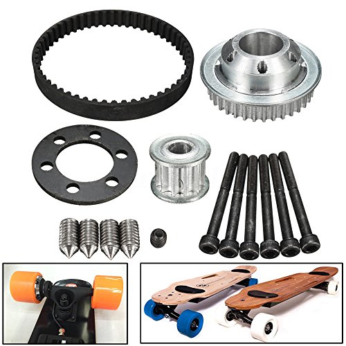 Ginode DIY Parts Pulleys No Motor Mount Electric Skateboard Kit For 83\/90\/97MM Wheels 