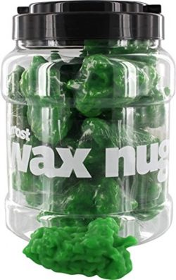Almost Skateboards Jar of Wax Nuggs Green Skate Wax – 18 Pieces
