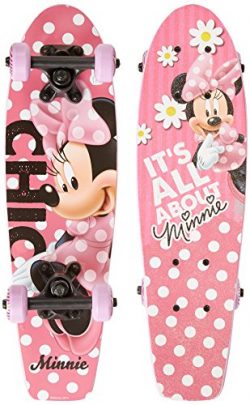 PlayWheels Disney Minnie Mouse 21” Wood Cruiser Skateboard